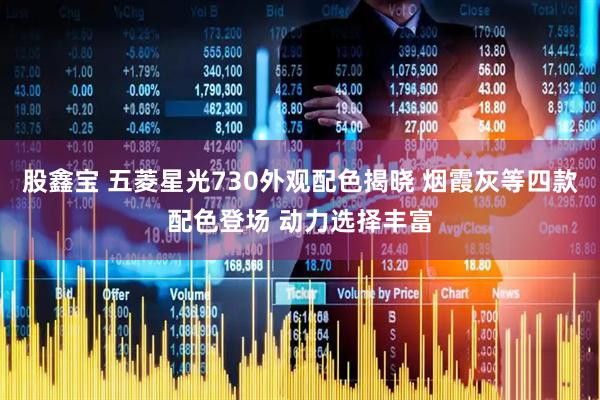 股鑫宝 五菱星光730外观配色揭晓 烟霞灰等四款配色登场 动力选择丰富