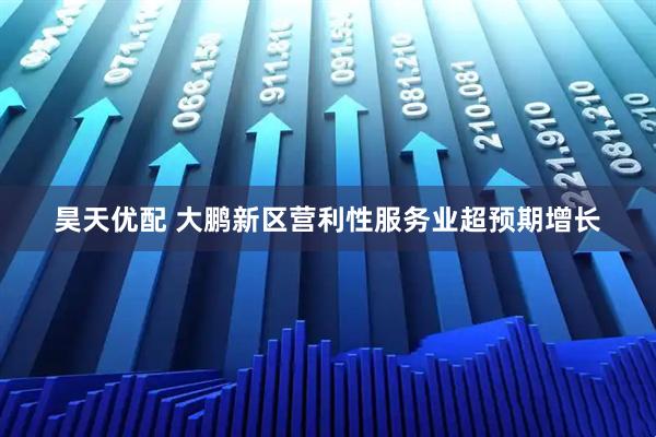 昊天优配 大鹏新区营利性服务业超预期增长